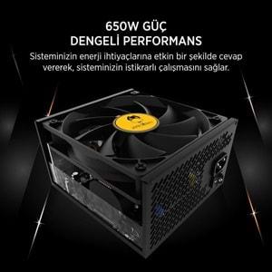 James Donkey JDP650 APFC 12CM 80+ Bronze 650W PSU