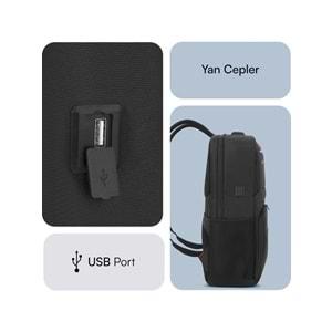 Mack MCC-804 14.1 Business X NB Sırt Çantası Siyah