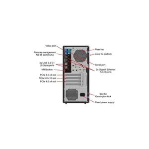 Lenovo THINKSYSTEM ST50 V3 XE-2434 1X32GB DDR5 2X960GB 1X3.5 1X500W 7DF3A00YEA