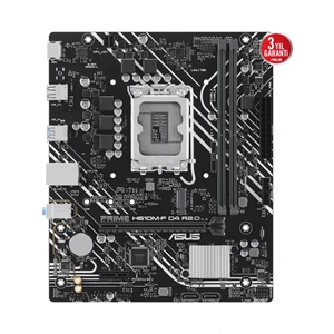 Asus PRIME H610M-F D4 R2.0 H610 DDR4 M.2 USB3.2 HDMI PCI 4.0 1700p Anakart(BULK)