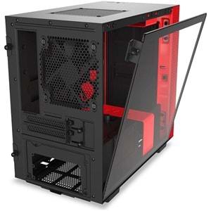 NZXT H210i Mid Tower Siyah Kırmızı Chassis CA-H210I-BR