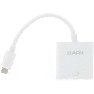 Dark USB 3.1 Type-C den 4K UHD HDMI Dönüştürücü Adaptör (4K 30Hz)(DK-AC-U31XHD)