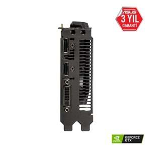 Asus DUAL-GTX1650-4G 4GB 128Bit GDDR5 DP/HDMI/DVI PCI 3.0 Ekran Kartı