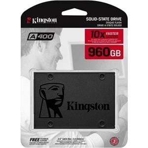Kingston 960GB Sata 3.0 2.5'' 500/450MBS Flash SSD SA400S37/960