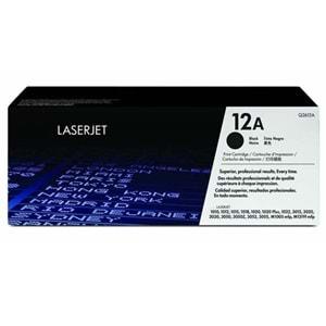 HP 12A 2000 Sayfa Kapasiteli Siyah Orjinal Toner Q2612A