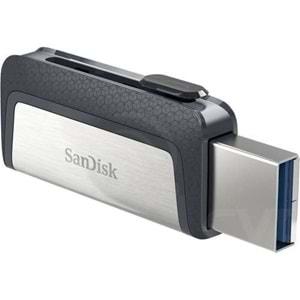 Sandisk 64GB Ultra Dual Drive Type C USB 3.1 Gri USB Bellek SDDDC2-064G-G46