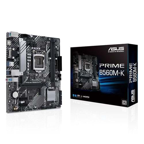 Asus Prime B560M-K B560 DDR4 USB3.2 HDMI/VGA PCI4.0 1200p Anakart