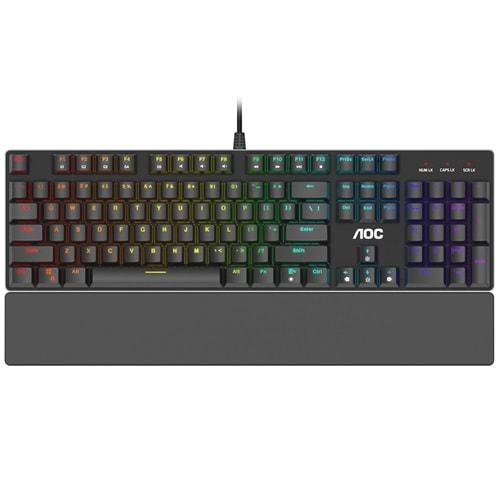 Aoc GK500 Outemu Türkçe RGB Mekanik Gaming Klavye GK500DR8T