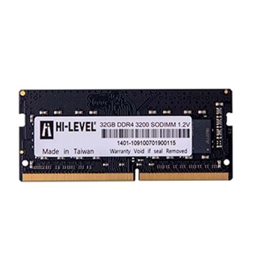 Hi-Level 32GB 3200MHz DDR4 Notebook 1.2V HLV-SOPC25600D4/32G