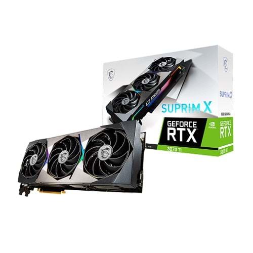 Msi GeForce RTX 3070 TI SUPRIM X 8G 256Bit GDDR6X DP/HDMI PCI 4.0 LHR Ekran Kartı