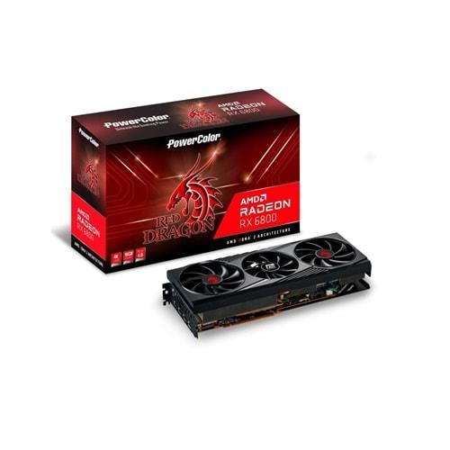 Powercolor Red Dragon Radeon RX 6800 XT 16GB 256Bit GDDR6 PCI-Express X16 Ekran Kartı