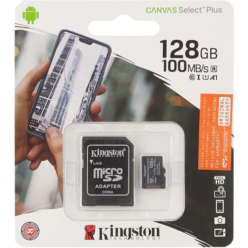 Kingston SDCS2 128GB Micro SD Class 10 Hafıza Kartı