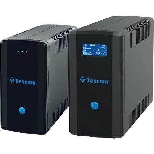 Tescom LEO+ 1200VA 1F/1F (2X7AH) 5/10DK LCD Line Interaktif UPS