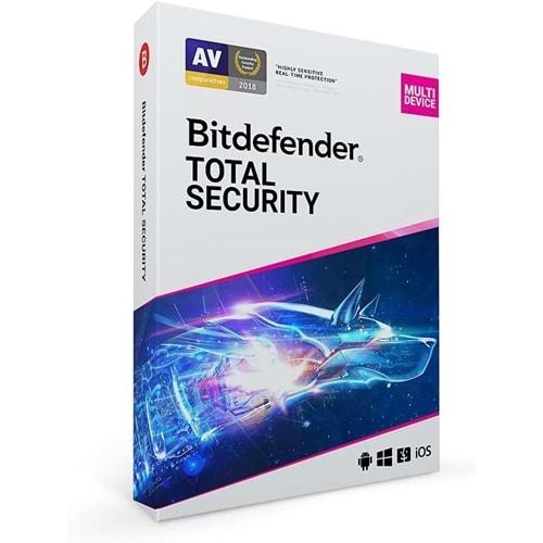 Bitdefender Total Security 5 Kullanıcı 1 Yıl Kutu