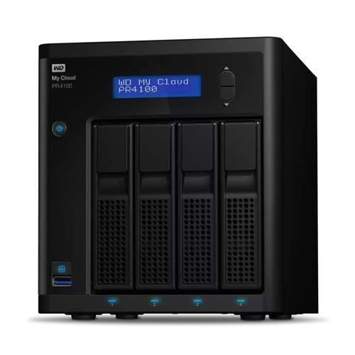 WD MY Cloud Storage 72TB Pro Series PR4100 WDBNFA0720KBK-EESN