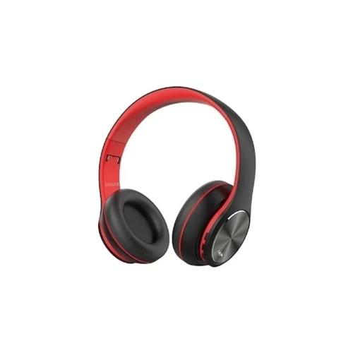 Linktech HP4 Premium Kulak Üstü Kırmızı Bluetooth Kulaklık