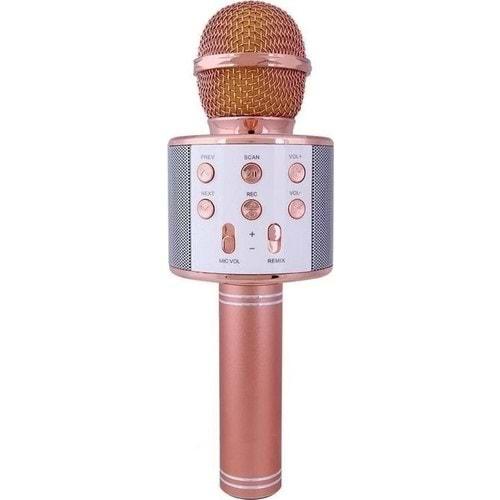 WS-858 Turuncu Karaoke Mikrofon