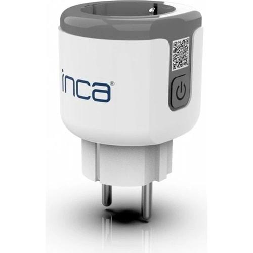 Inca IWA-283 16A Akım Korumalı Bluetooth+ Wifi Uygulamalı Tuya Destekli Akıllı Priz