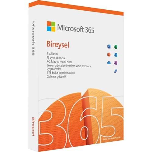 Microsoft Office 365 Bireysel Türkçe Kutu 1 Yıl QQ2-01451