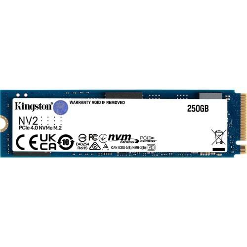 Kingston 250GB M.2 NVMe PCIe 4.0 3000/1300MB/s SNV2S/250G
