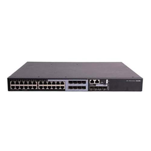 H3C 9801A1MM LS-5130S-28S-PWR-HI-GL 24 Port Gigabit+4X10GB SFP Uplink Yönetilebilir 720W Poe Switch(ADAPTÖRSÜZ)