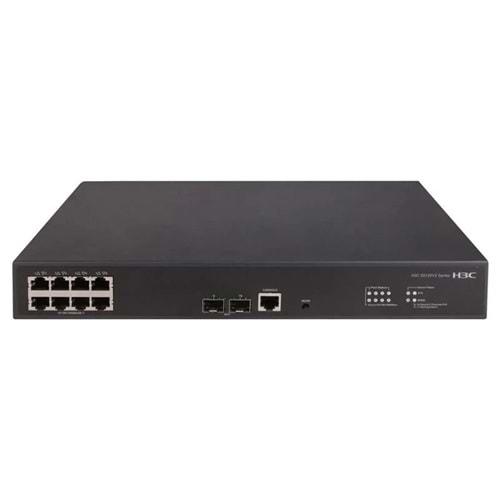 H3C 9801A1QJ S5120V2-10P-PWR-LI 8 Port Gigabit+2X1GB SFP 125W Poe Yönetilebilir Rackmount Switch