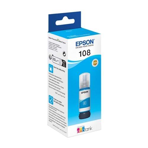 Epson 108 ECOTANK Mavi Mürekkep Kartuş