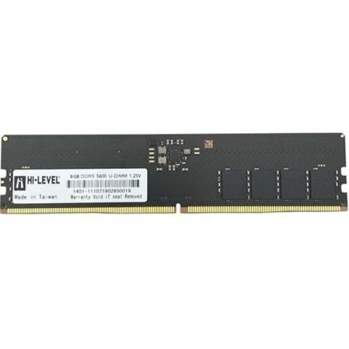 Hi-Level 8GB 5600MHz DDR5 Ram CL40 1.25V (HLV-PC44800D5-8G)
