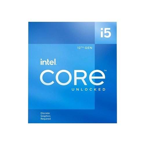 Intel Core i5-12600KF 3.70Ghz 20MB 1700p 12.Nesil Fansız Box İşlemci
