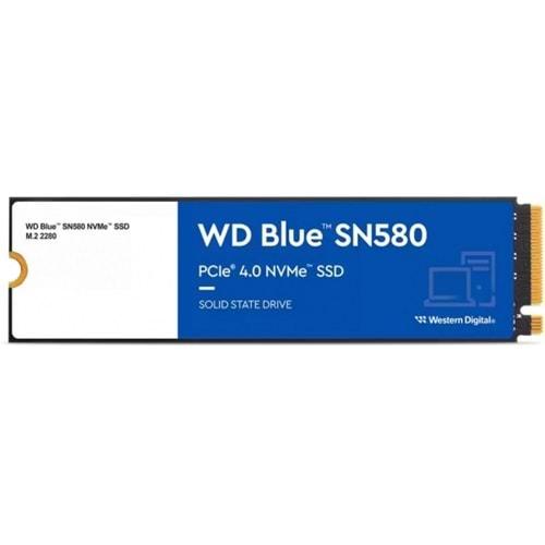 WD 500GB WD Blue M.2 NVMe SN580 GEN4 WDS500G3B0E 4000/3600MB/s SSD