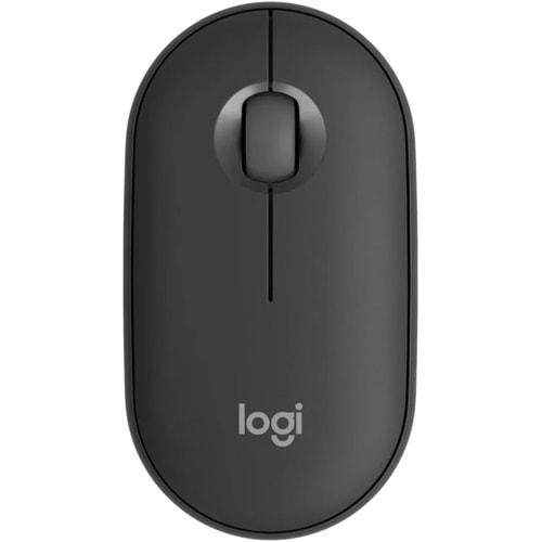 Logitech PEBBLE 2 M350S Kablosuz Bluetooth Sessiz Optik Mouse Gri 910-007015