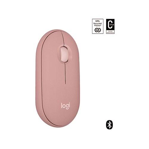 Logitech M350s Pebble 2 Pembe Bluetooth Mouse