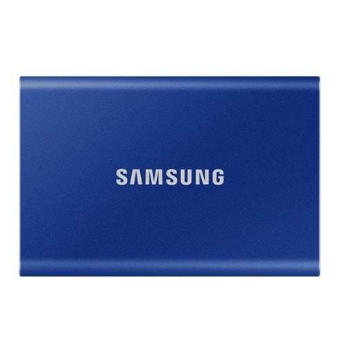 Samsung 2TB Taşınabilir T7 SSD 2.5 Mavi Taşınabilir Disk