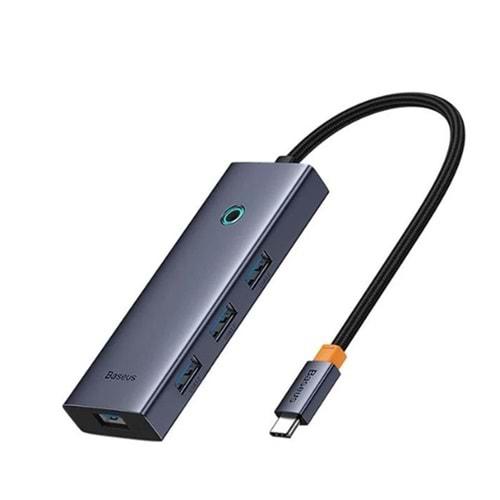 Baseus ULTRAJOY (Gri) 5IN1 TYPE-C Hub USB x4 HDMI x1 (B00052809813-00)