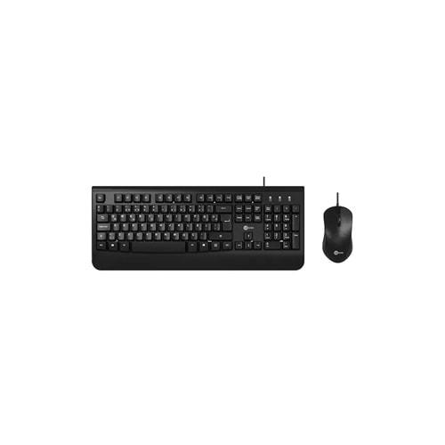 Lenovo Lecoo USB Kablolu TR Q Klavye Mouse Set Siyah CM105-S