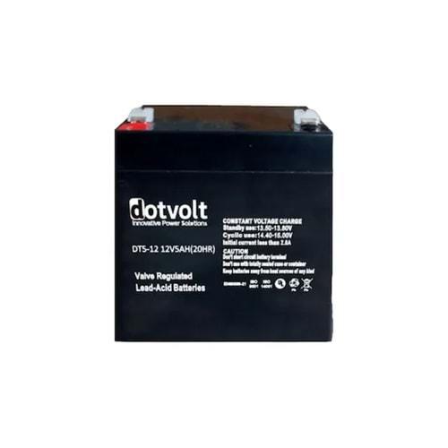 Dotvolt Volt DT5-12 12V 5AH Bakımsız Kuru Tip Ups Aküsü
