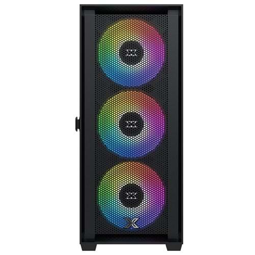 Xigmatek EN40870 Anubis Pro 4FX 750W Mesh+Temperli Cam 3x14cm+1x12cm ARGB Fan+Kumanda