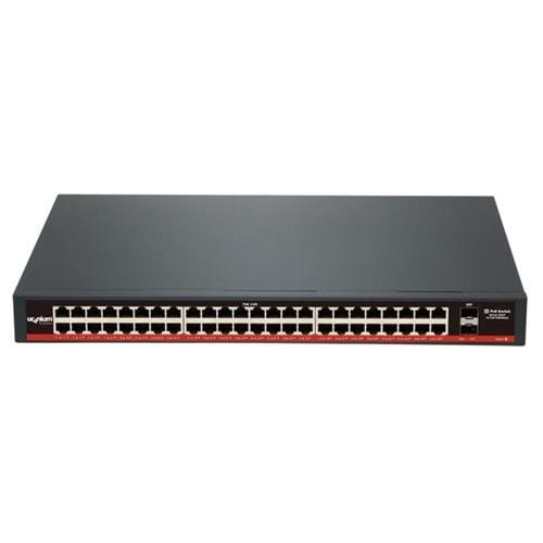 Uranium POE-G4802-800W 48 PORT GIGABIT + 2X 1GB SFP Rackmount POE Switch