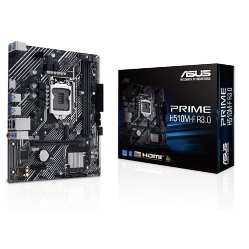 Asus PRIME H510M-F R3.0 H470 DDR4 M.2 USB3.2 DP/HDMI PCI 4.0 1200p Anakart