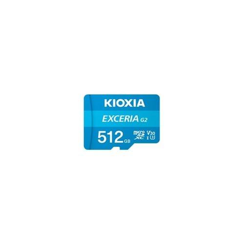 KIOXIA 512GB Micro SDHC G2 4K 100MB/s LMEX2L512GG2