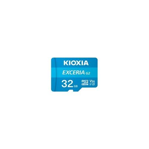 KIOXIA 32GB Micro SDHC G2 4K 100MB/s LMEX2L032GG2