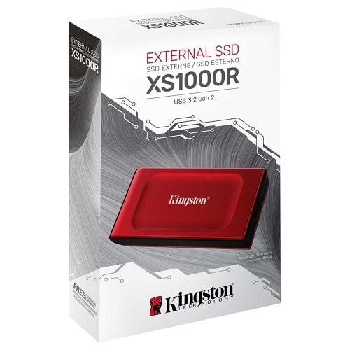 Kingston SXS1000R 2TB Usb 3.2 Taşınabilir SSD Red