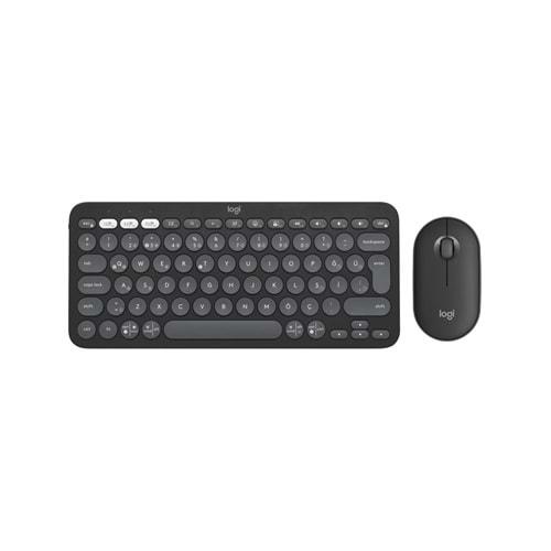 Logitech Pebble 2 Blutooth K&M Set Siyah