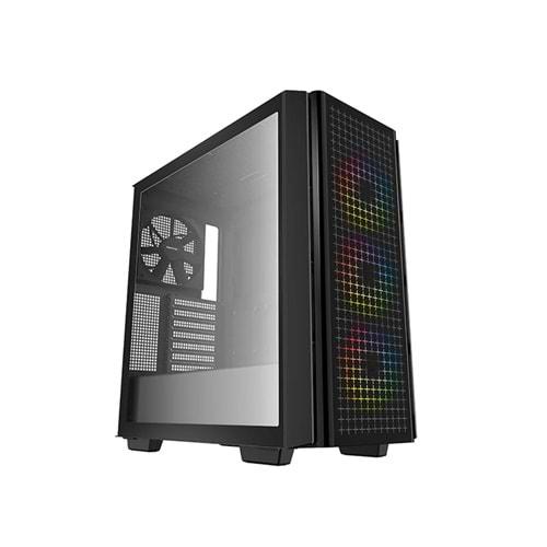 DEEPCOOL CG540-MESH-PF750 4 Fanlı Mesh ARGB ATX Mid Tower Siyah Kasa Dahili 750W 80+ PSU