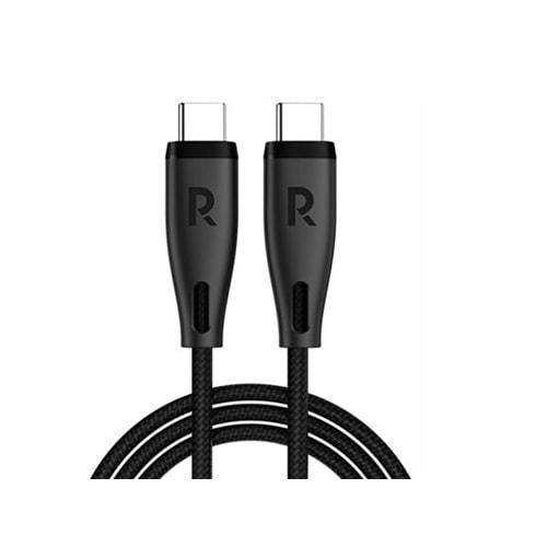 RAVPOWER RP-CB1037 60W C-C 1.2M USB2.0 3A Cable Black