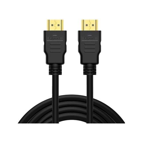 Qport Q-HDMI32 HDMI 2.0 V Altın Uçlu Kablo 3 MT