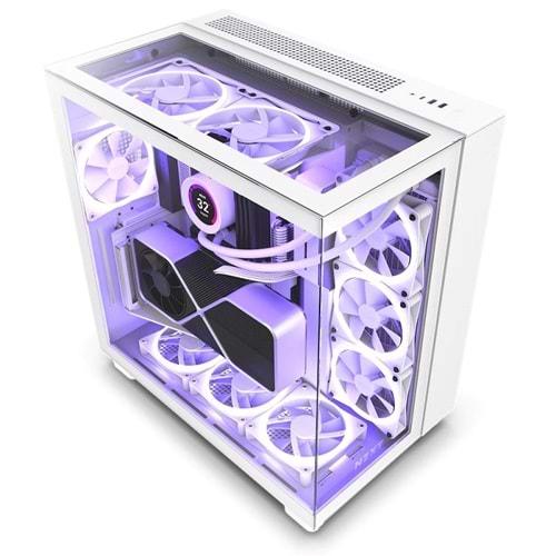 NZXT CM-H91EW-01 H9 Elite RGB Beyaz ATX Mid Tower Kasa