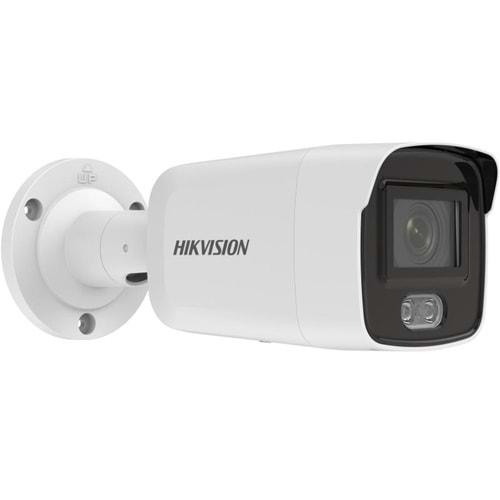 Hikvision DS-2CD2047G2-LU (Dahili Mik.) 4MP 4mm ColorVu Bullet Kamera (H265+)