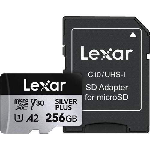 Lexar 128GB Yüksek Perfomans Silver Plus MICROSDXC UHS-I UP TO 205MB/S READ 150MB/S WRITE C10 A2 V30