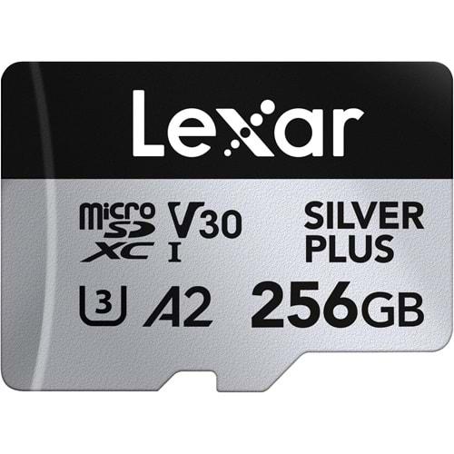 Lexar 256GB Profesyonel Silver Plus SDXC UHS-I CARDS UP TO 205MB/S READ 150MB/S WRITE C10 V30 U3